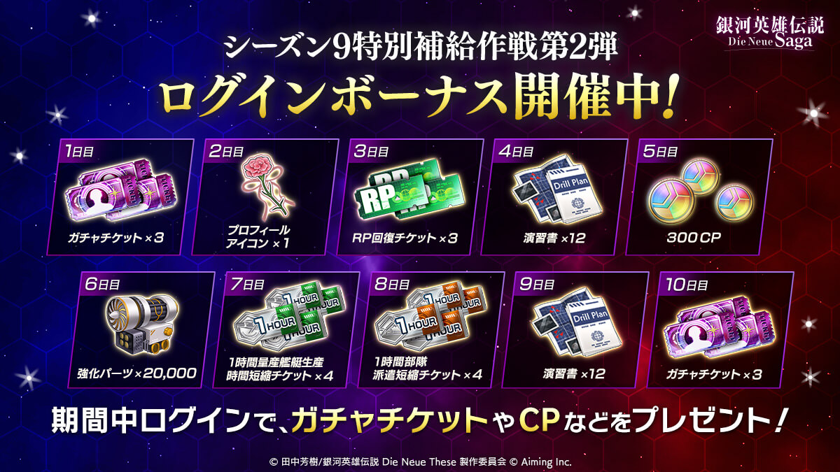 イベントログインボーナス