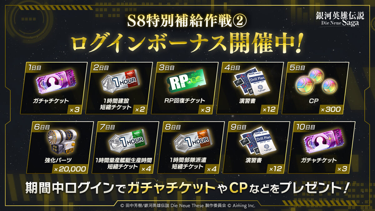 イベントログインボーナス