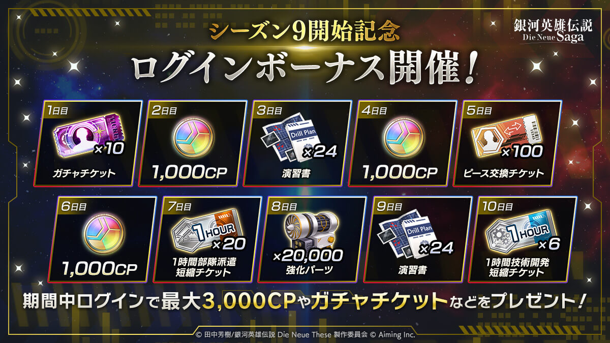 ログインボーナス