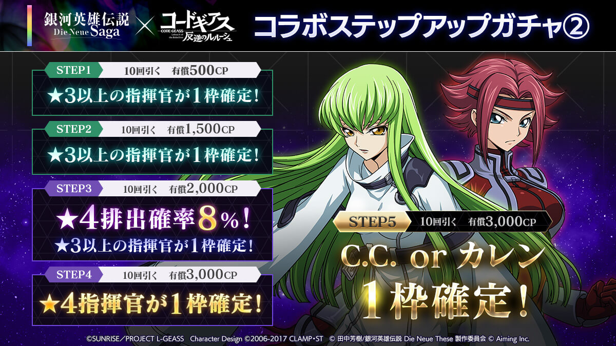 コラボステップアップガチャ②