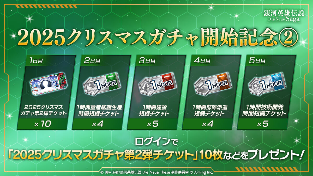 ログインボーナス内容